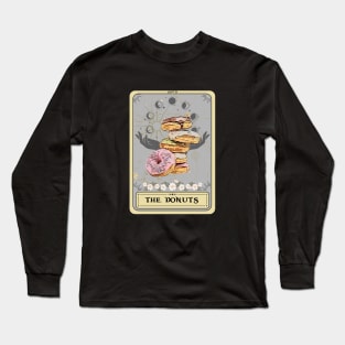the Donuts Tarot Card, Donuts Lover Long Sleeve T-Shirt